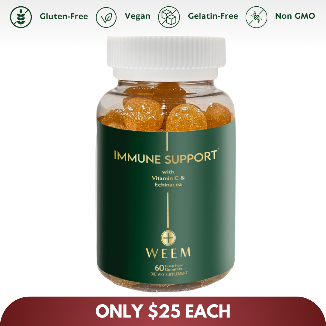 WEEM Hair, Skin & Nails Gummies - Vegan Biotin Vitamins For Healthy Hair Support