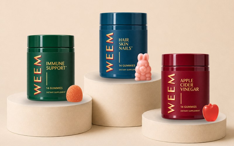 Free Starter Bundle: Immune Support, Hair Skin Nails and Apple Cider Vinegar mini jars
